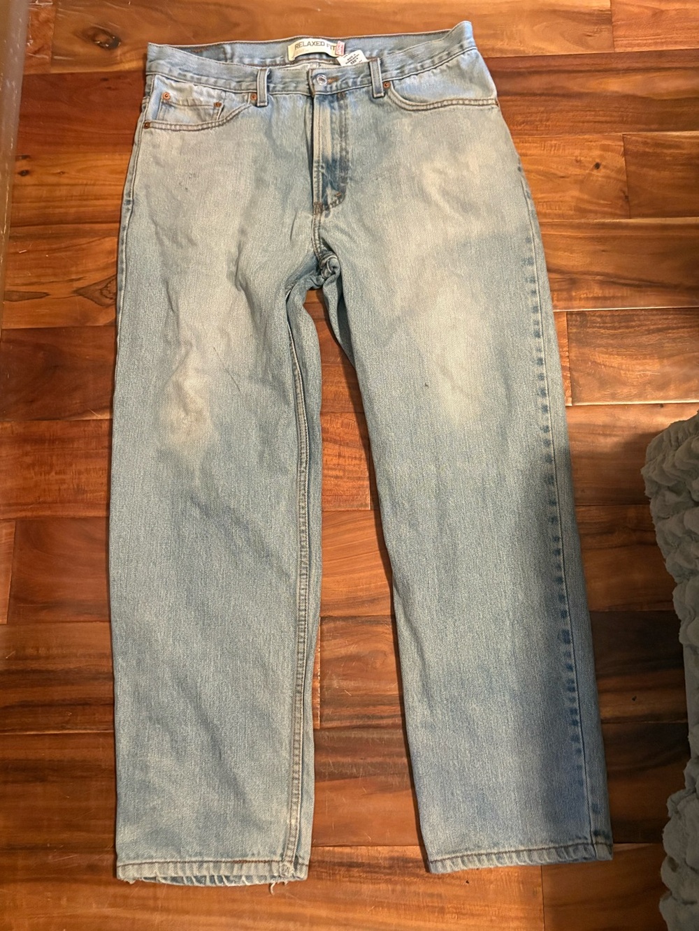 Levi’s 550 Relaxed Fit Jeans W34 L30 Light Wash Baggy Denim 100% Cotton (1444)